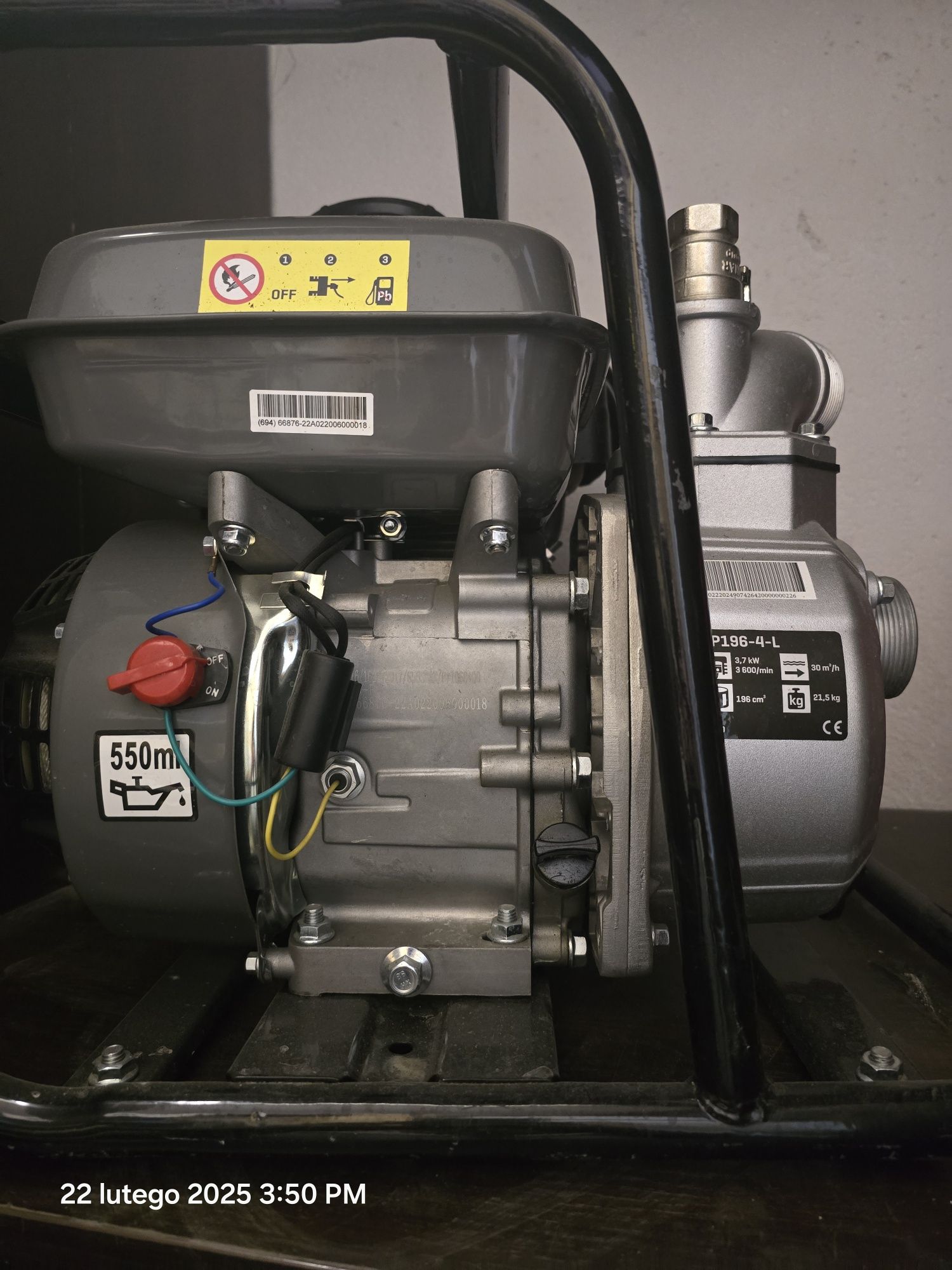Motopompa NAC PP196-4-L