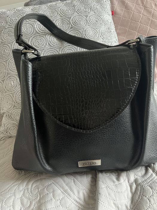 Elegancka, skórzana torebka marki Paters