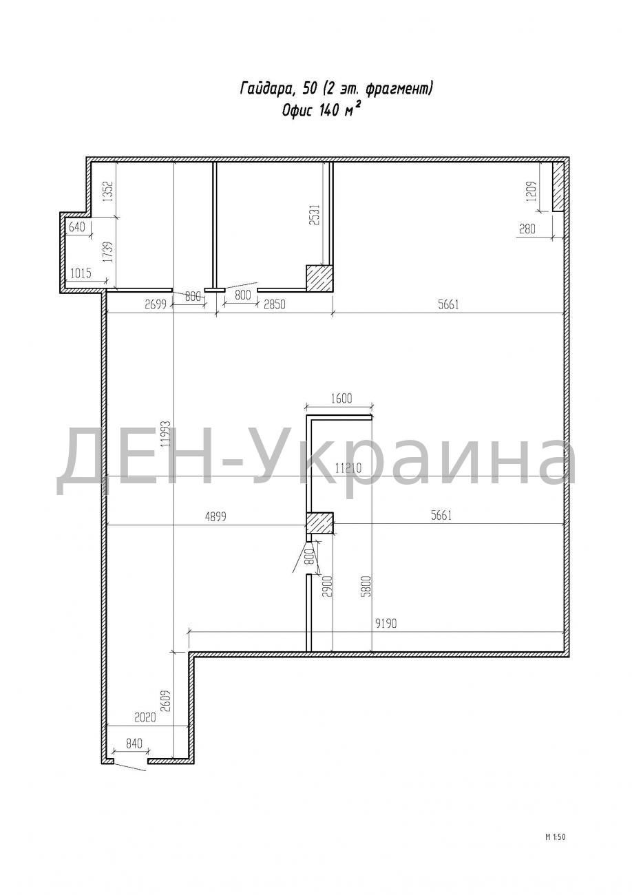 Без комісії оренда офісу 140м2 у бізнес центрі класу В+ вул. Гайдара