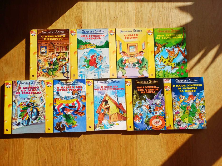 Livros da Coleção Geronimo Stilton- Volumes 1, 3, 4, 5, 6, 29, 36 e 49