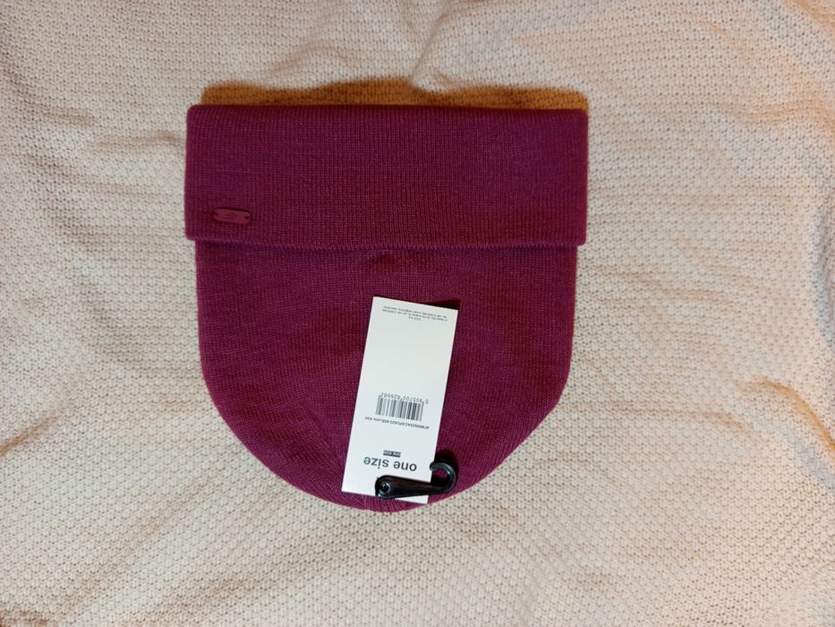 4F Czapka Damska Burgund Akryl Nowa