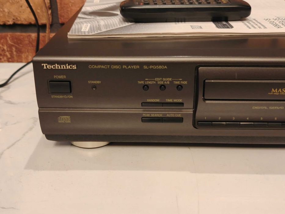TECHNICS SL-PG580A ! Piękny ODTWARZACZ CD ! ORG Instrukcja ! Pilot