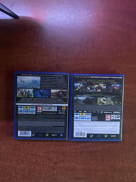 Grand Theft Auto V e Call Of Duty Infinite Warfare