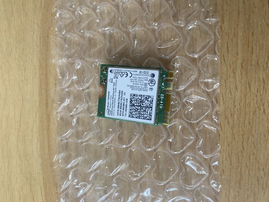 Placa Wi-fi com Bluetooth integrado Intel Dual Band Wireless - AC 7265