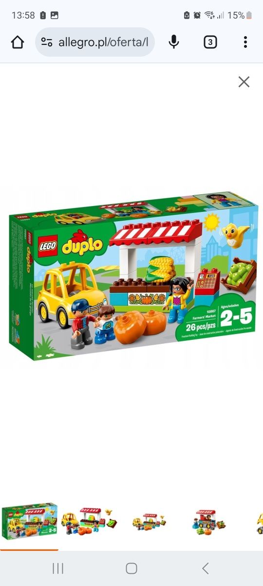 Lego duplo 10867 na targu