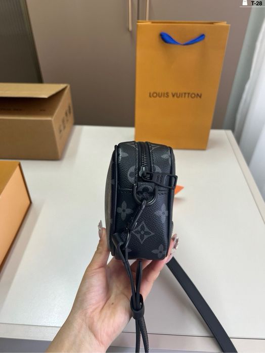 Сумка Louis Vuitton мужская черная shadow унисекс оригинал