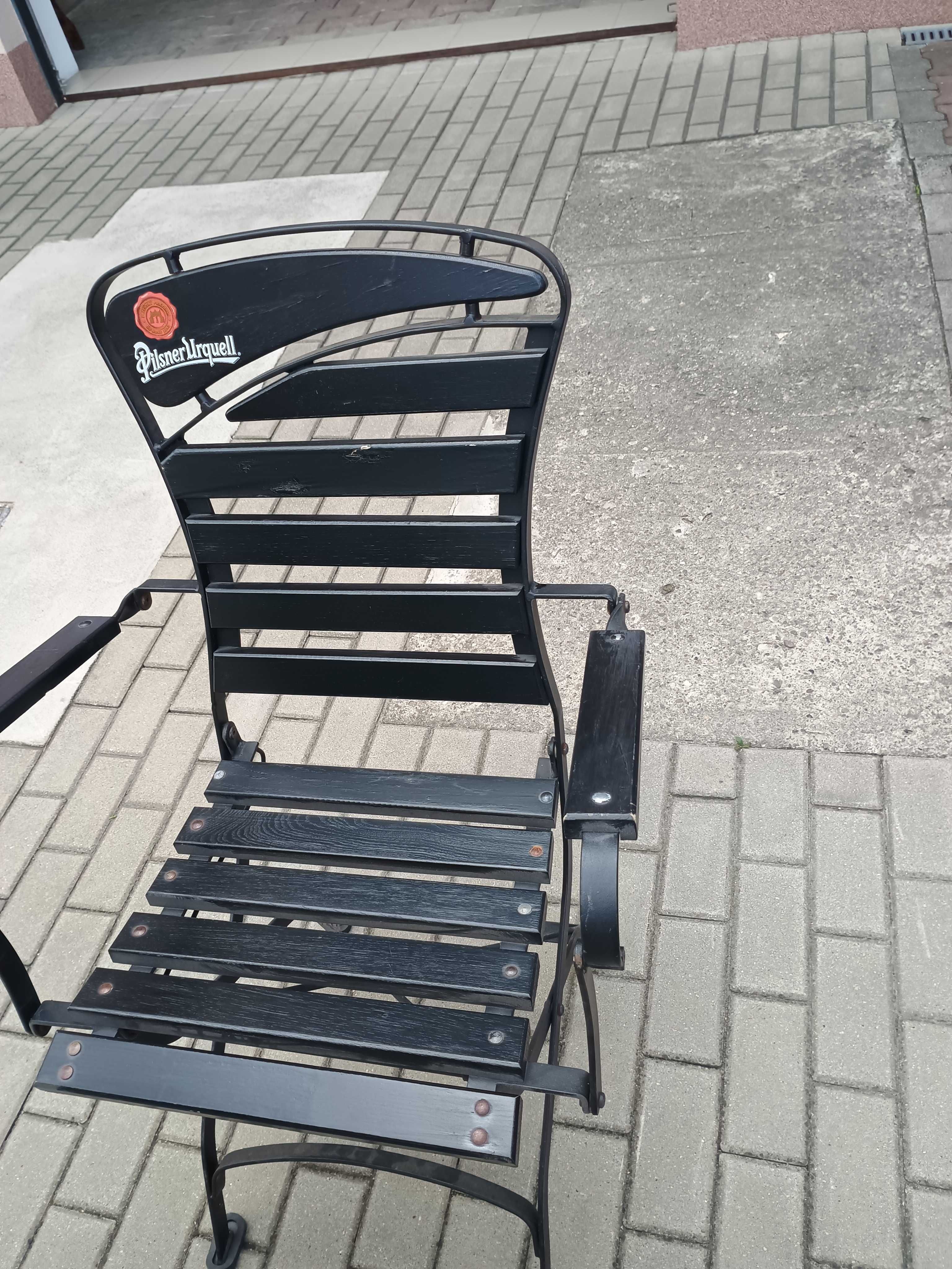 Komplet ogrodowy  składany + 4 poduszki ochronę na całe krzesło,płotki