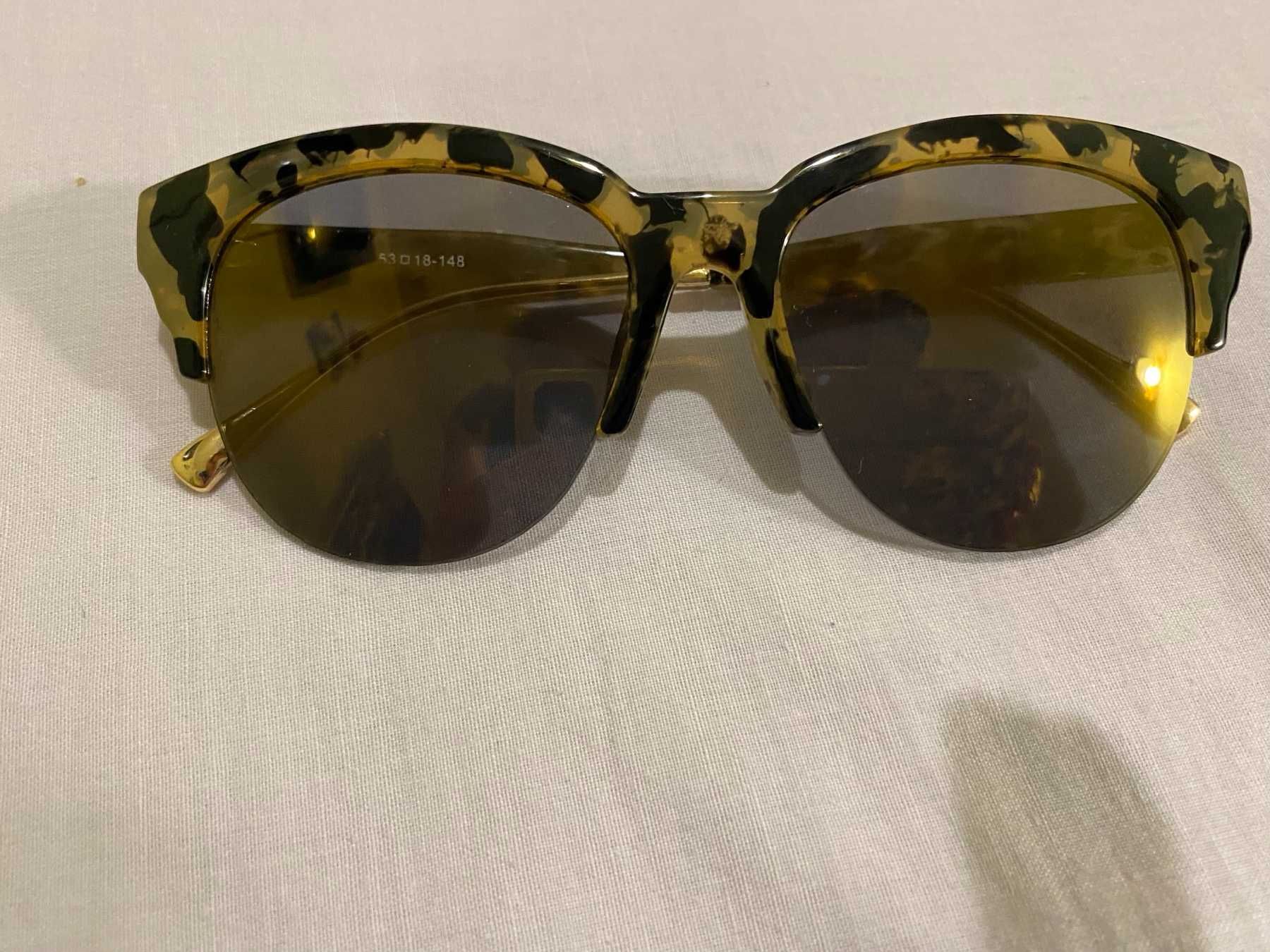стильні трендові сонцезахисні окуляри Leopard/Польща