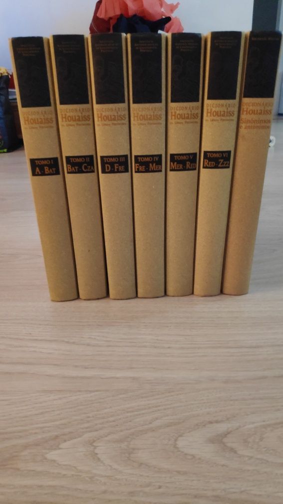 Dicionário/ Enciclopédia / Coleção Houaiss (7 Volumes) Completa como N