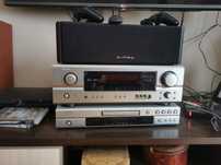 Kino domowe denon AVR-1306 z DVD WHARFEDALE
