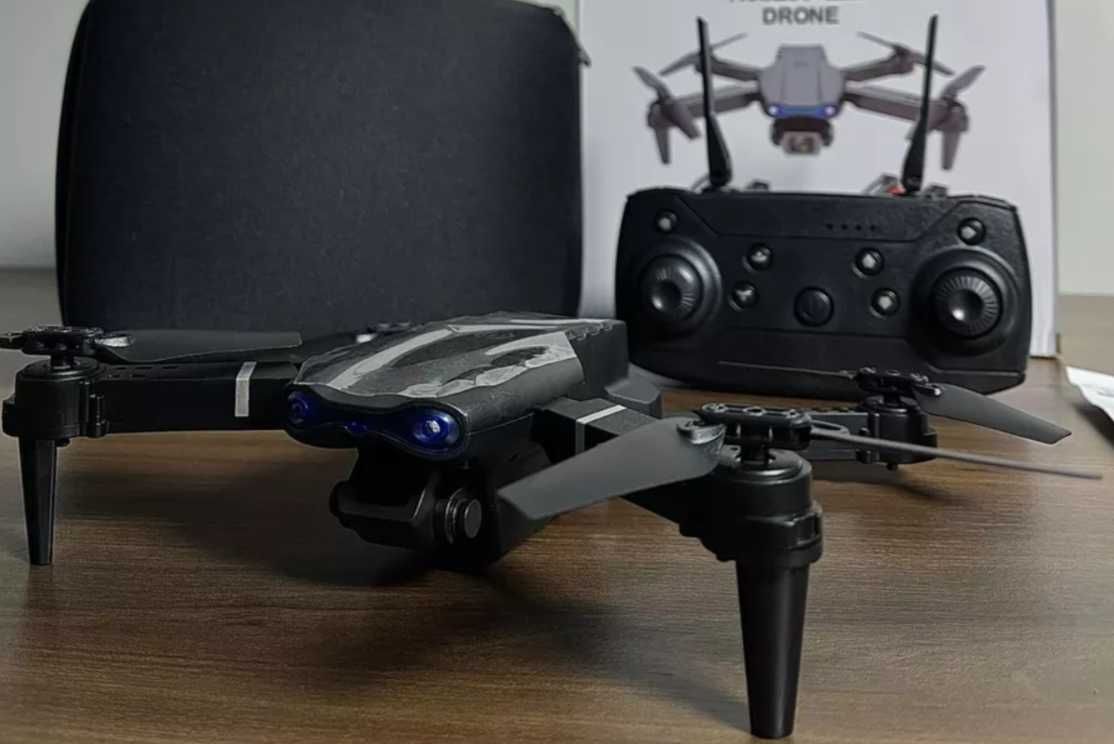 Drone com 2 câmeras (1080p Full HD/60 fps) + Bolsa de transporte