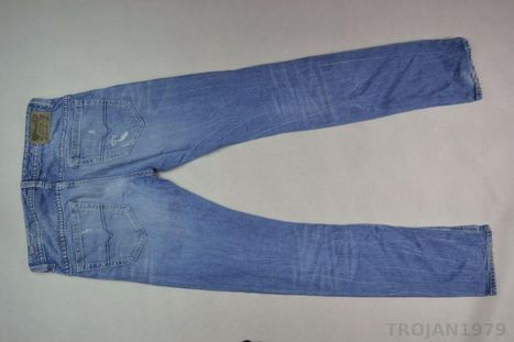 DIESEL THAVAR W32 L34 32/34 89cm 33/34 rurki W33 jeansy slim levis