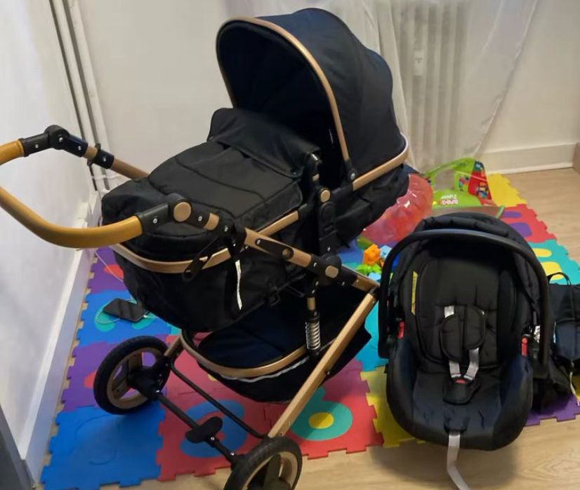 Carrinho de bebé 3 em 1 NOVO