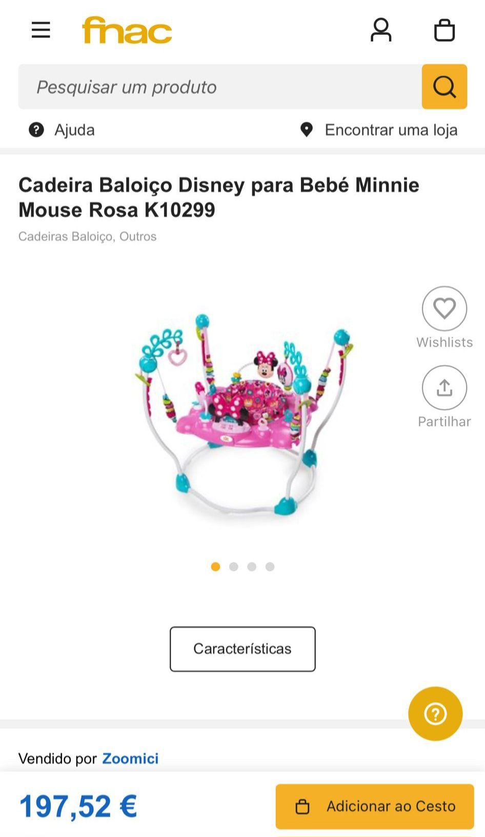 Balaiço disney bebe