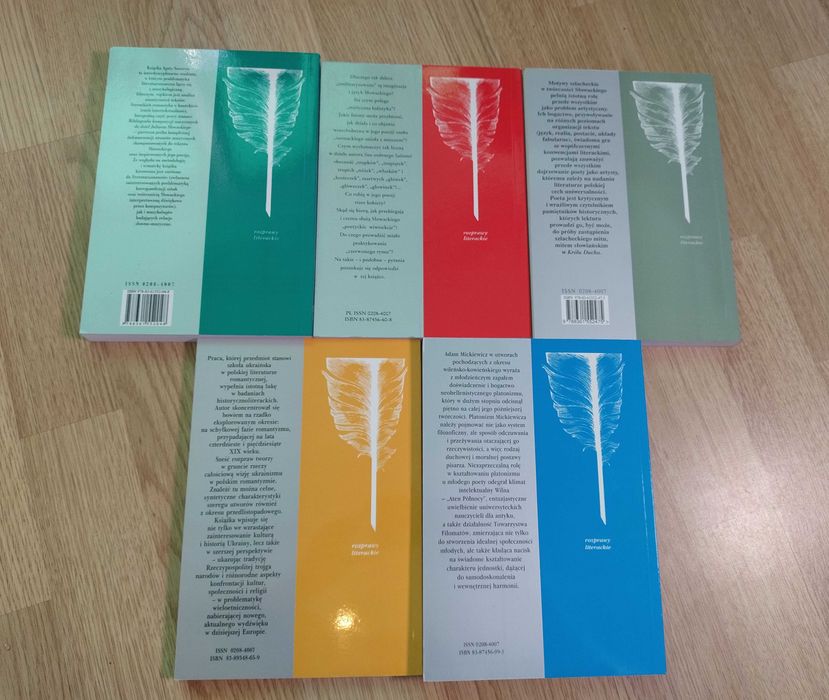 Kolekcja rozprawy literackie romantyzm - 5 tomów