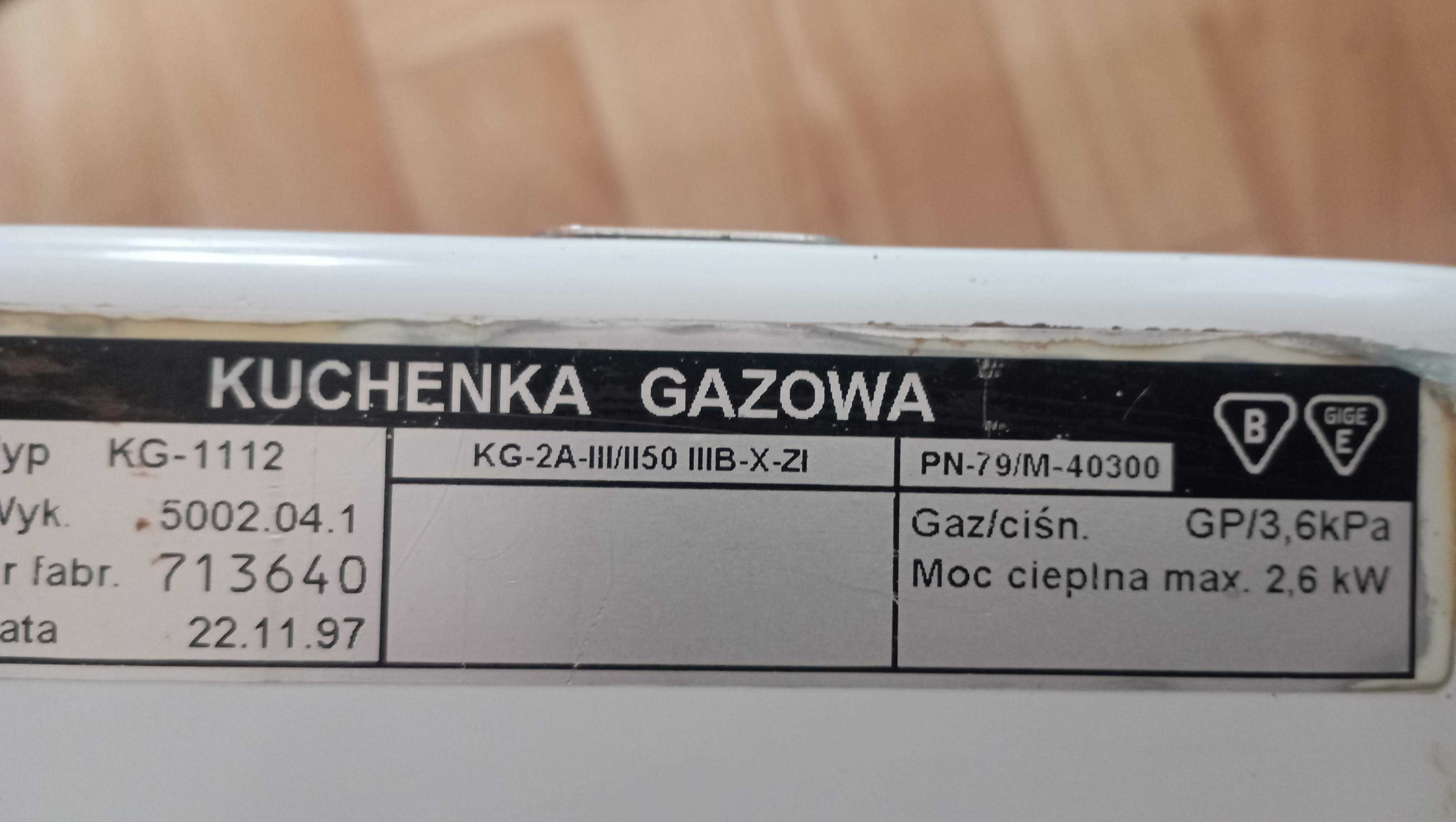 Mała dwupalnikowa KUCHENKA GAZOWA * gazówka MASTERCOOK Wrozamet