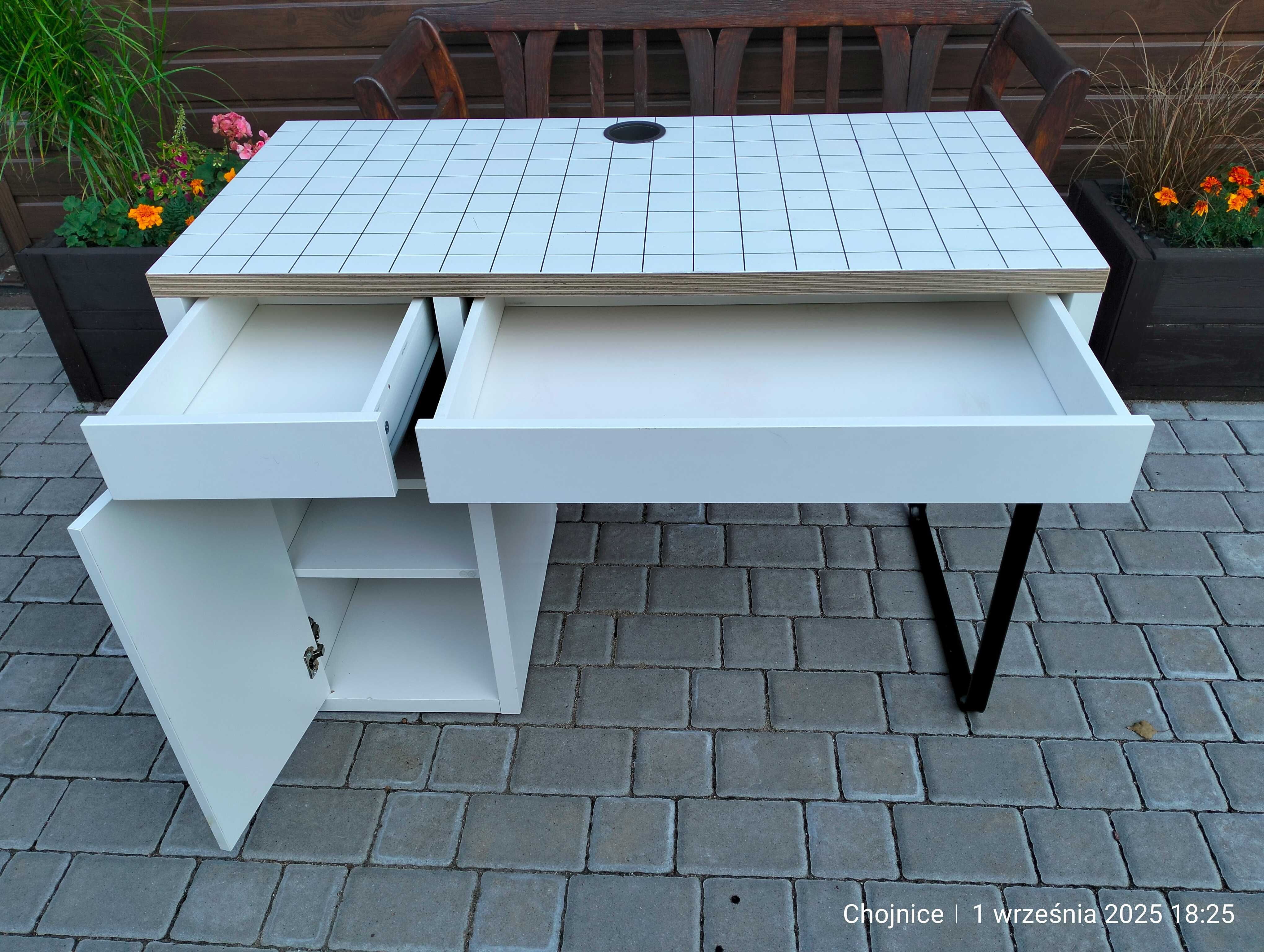Biurko Ikea micke białe wym. 105X50X75- transport gratis!!