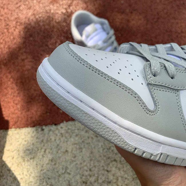 Кросівки Nike Dunk Low Retro Grey Fog Найки Данки сірі білі ретро