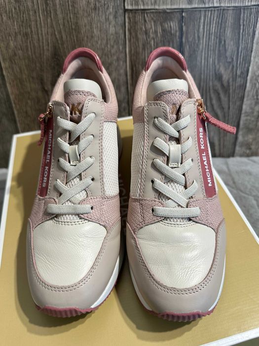 Buty damskie skórzane sneakersy Michael Kors Darby Wedge Trainer 37