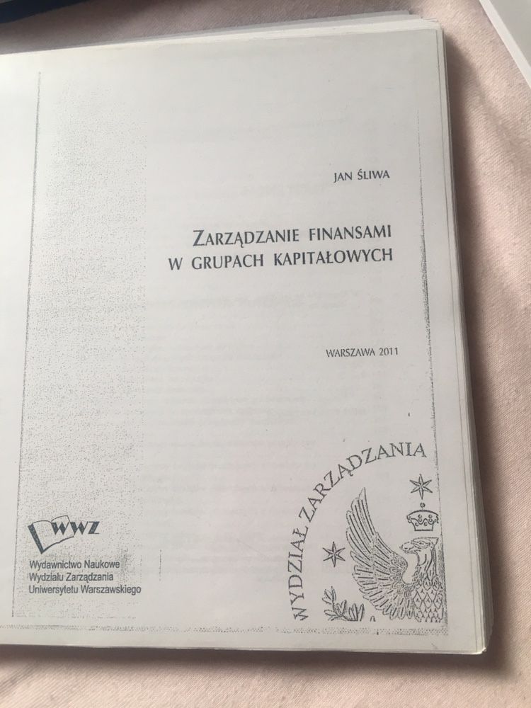 Zarządzanie finansami w grupach kapitałowych