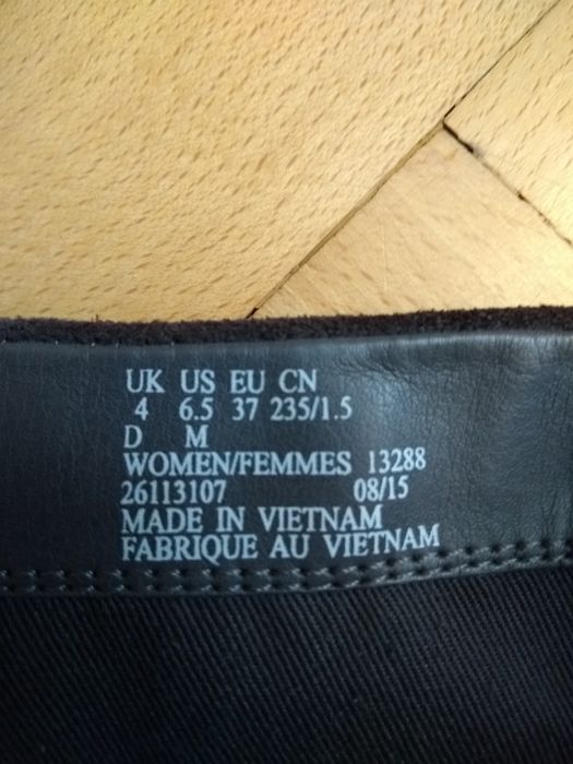 CLARKS Botki kozaki skóra 37