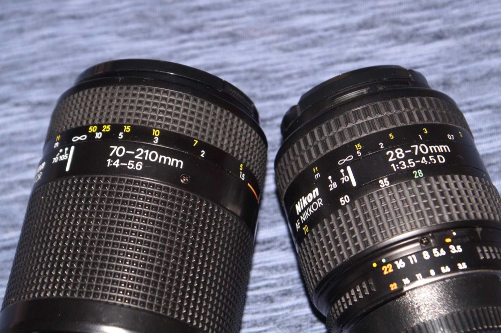 Nikon AF 28-70mm + 70-210mm