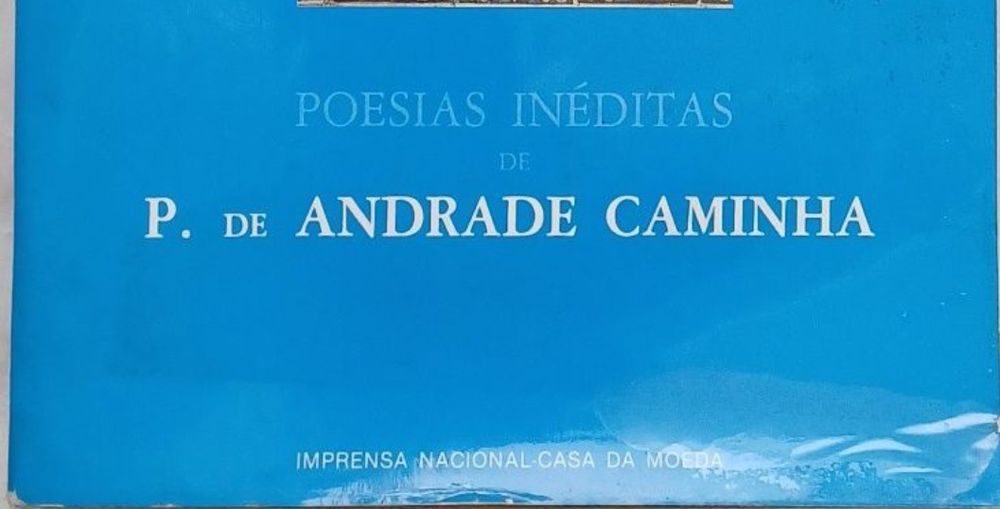 Poesia Padre Andrade de Caminha Livro Raro