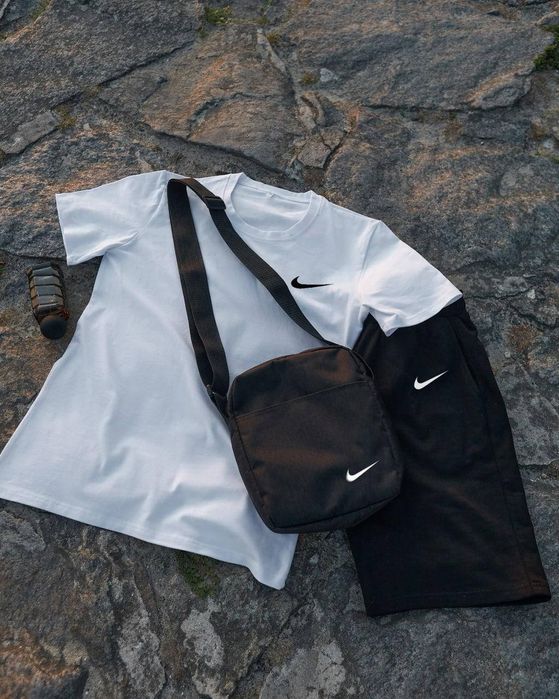 Барсетка Nike Найк чорна чоловіча сумка через плече найк