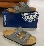 Birkenstock Arizona Grayish Fur Color Sandals r.41