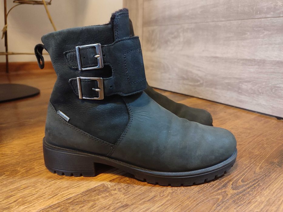 Ботинки Ecco Gore-tex кожа, Зима 37р. стелька 24 см.