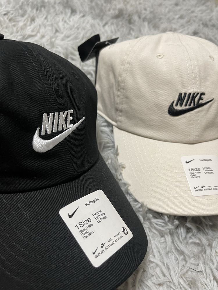 Кепка Nike Logo White Milk/Black,кепка найк,nike hat,біла кепка найк.