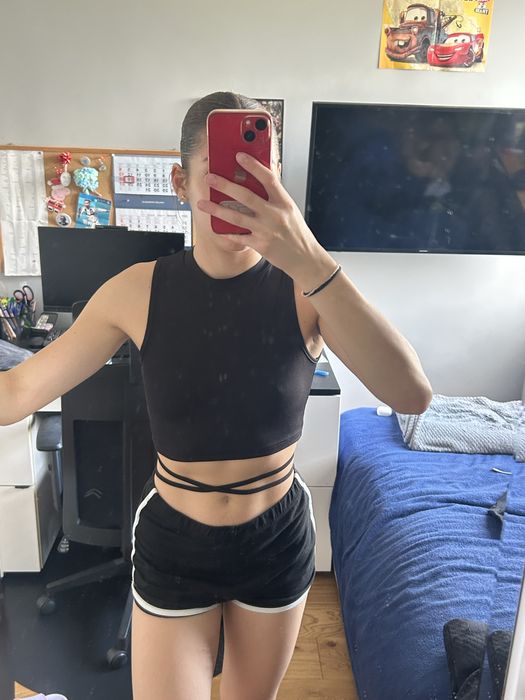 Czarna bluzka Shein S