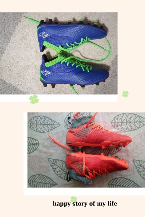 Бутсы ,сороконожки (обувь из Европы) Скидка на бутсы 10%