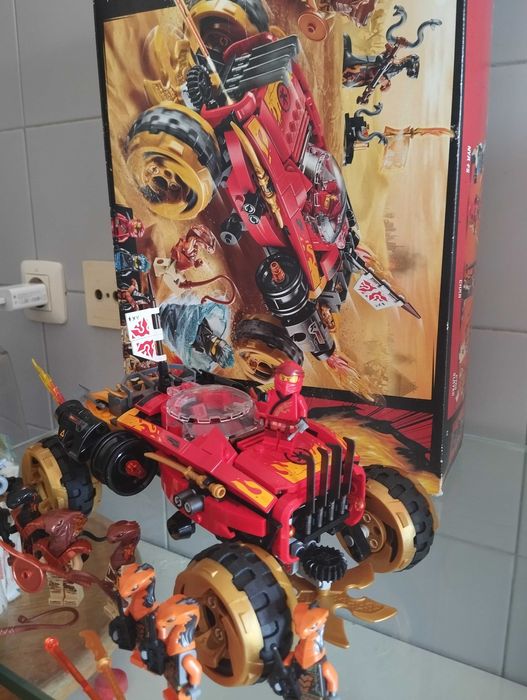 Lego Ninjago caixa e instruções