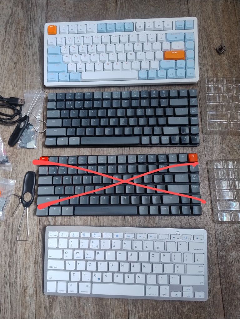 Клавиатуры, механика, Keychron, Ajazz, low profile