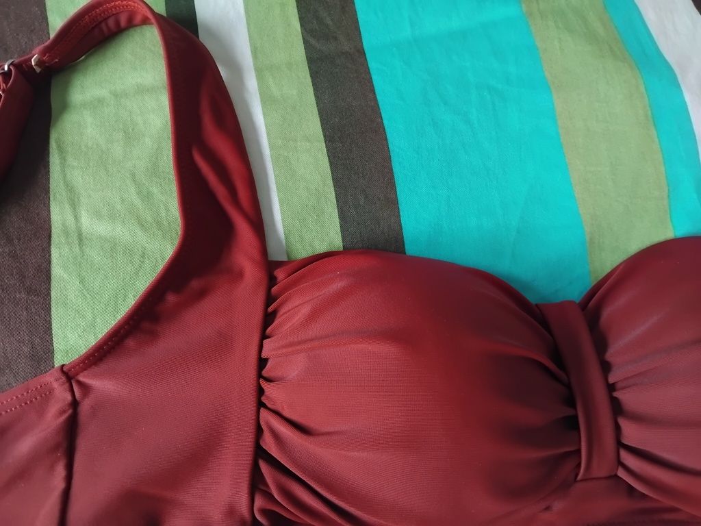 Strój kąpielowy góra xxl, 90 cm pod biustem miska C/D