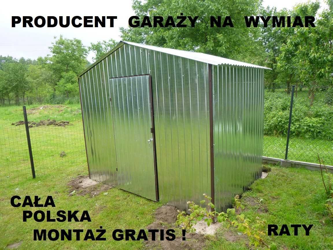 Garaże blaszane Garaż blaszany BLASZAK blaszaki Cały Kraj WZMOCNIONE