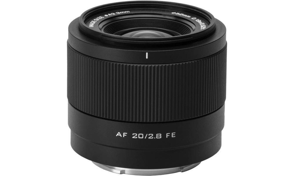 Об'єктив Viltrox AF 20/2.8 FE - недорогий крутий повнокадровий ширик
