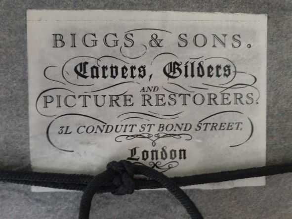 Obraz olej płótno w pięknej ramie , sygnowany , Biggs&Sons.