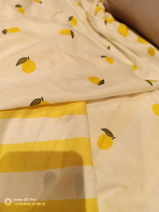 Pościel 160x200 cytryny