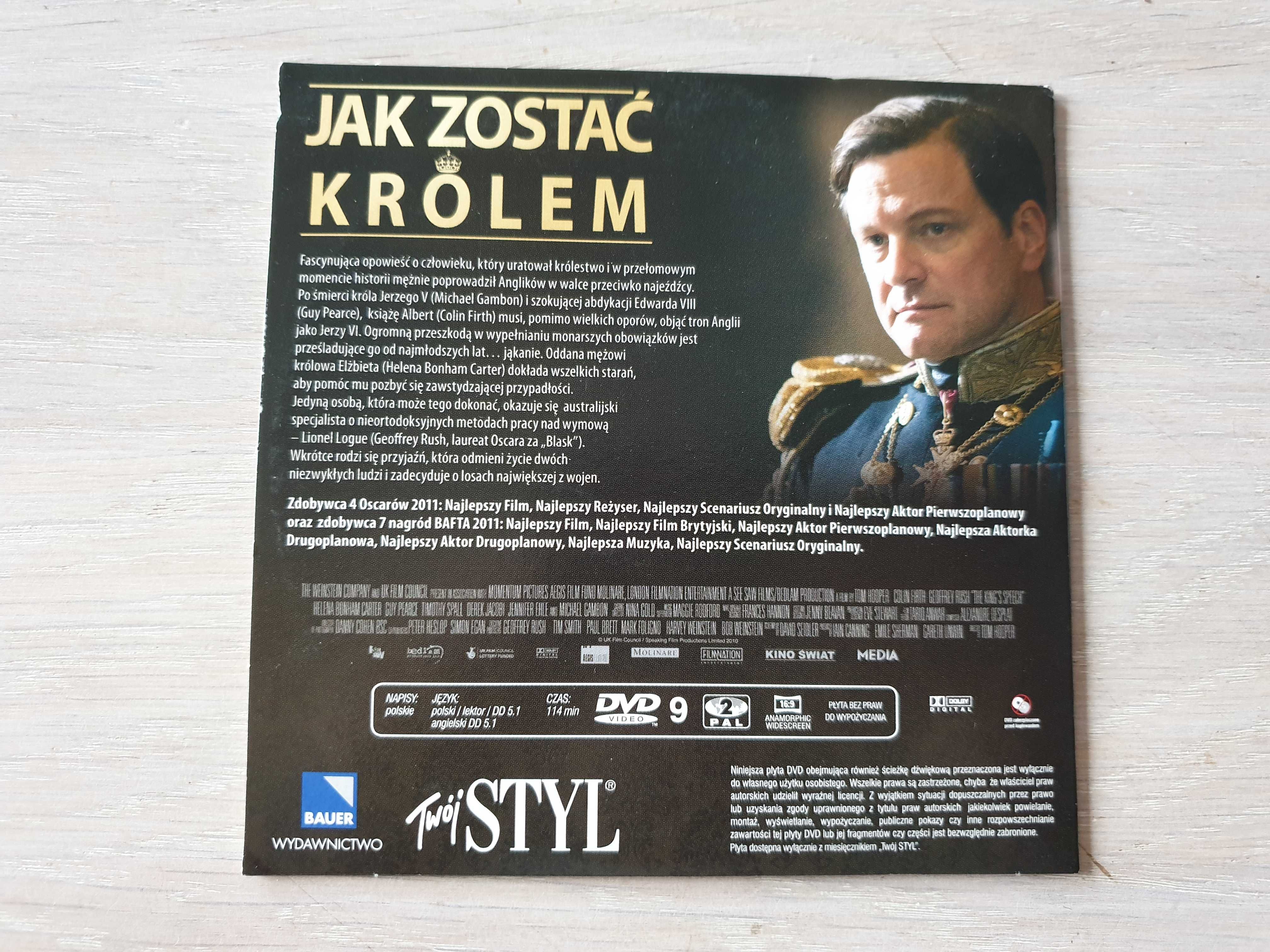 Film na DVD Jak zostać królem Colin Firth