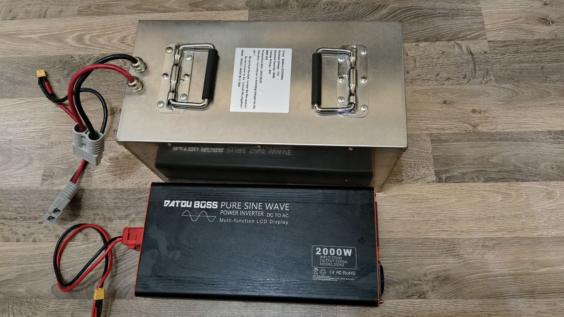 АКБ Li-ion 72V 30Ah + инвертор Datou Boss 2000W