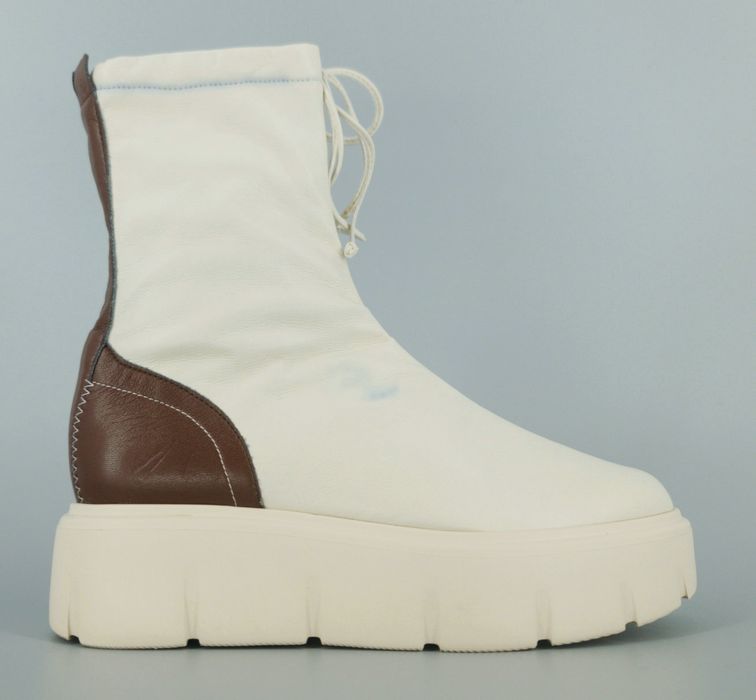 Botki skórzane na platformie Högl 35