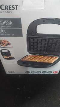 Sanduicheira Tostadeira Máquina Waffles Silvercrest Nova