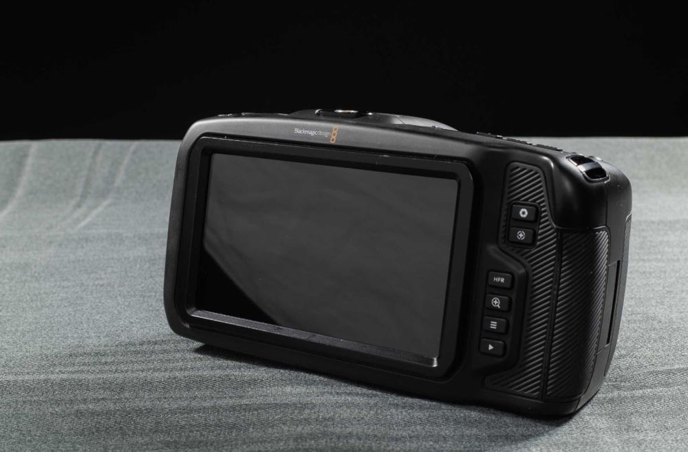 Camara video Blackmagic 6k com acessórios