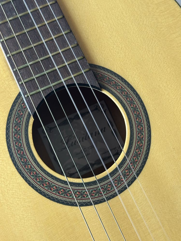 Guitarra classica Lusitana com afiandor e mala