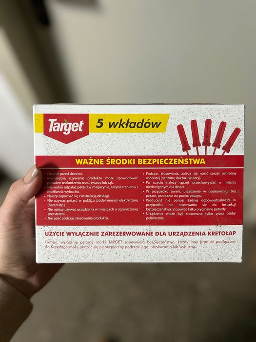 Wkłady do kretołapa 5 szt.  jedyna skuteczna pułapka na kreta