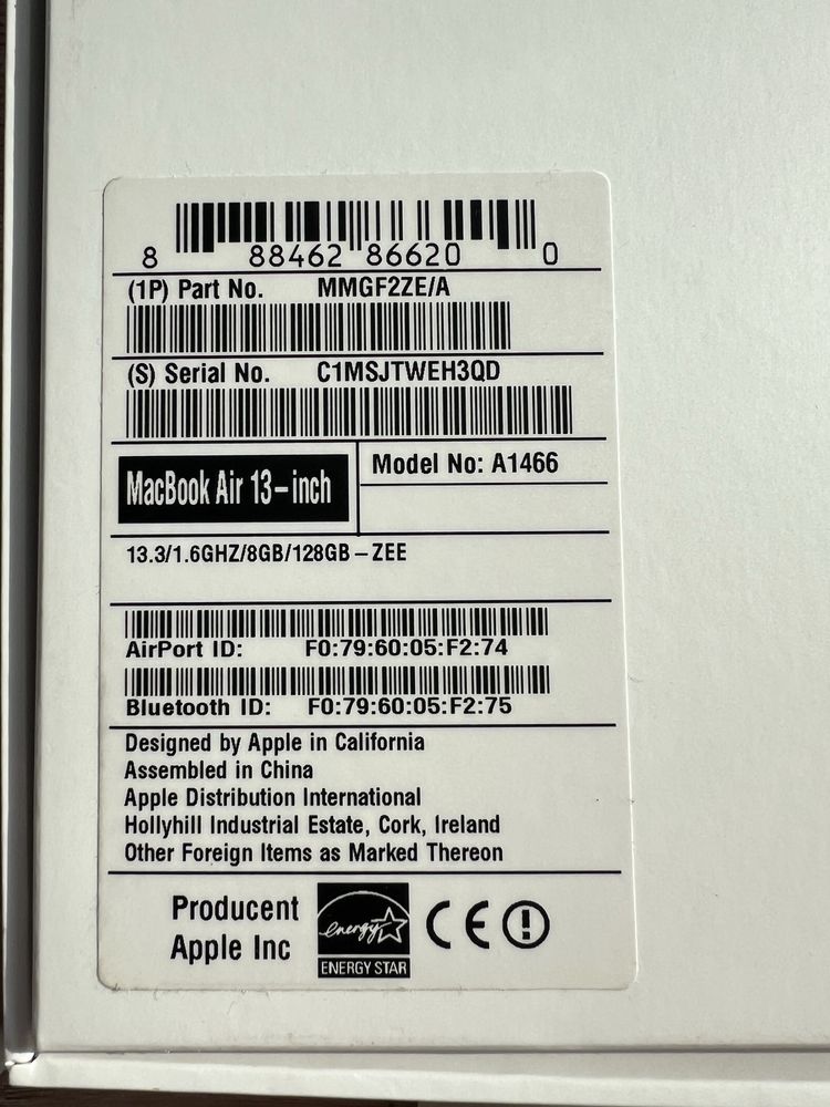 Laptop 13” apple
