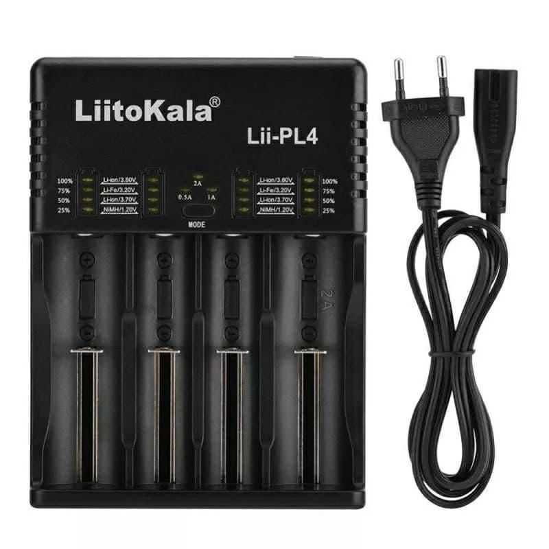 LiitoKala Lii-PL4 зарядка для аккумуляторов Li-ion LiFePO4 Ni-MH Ni-Cd