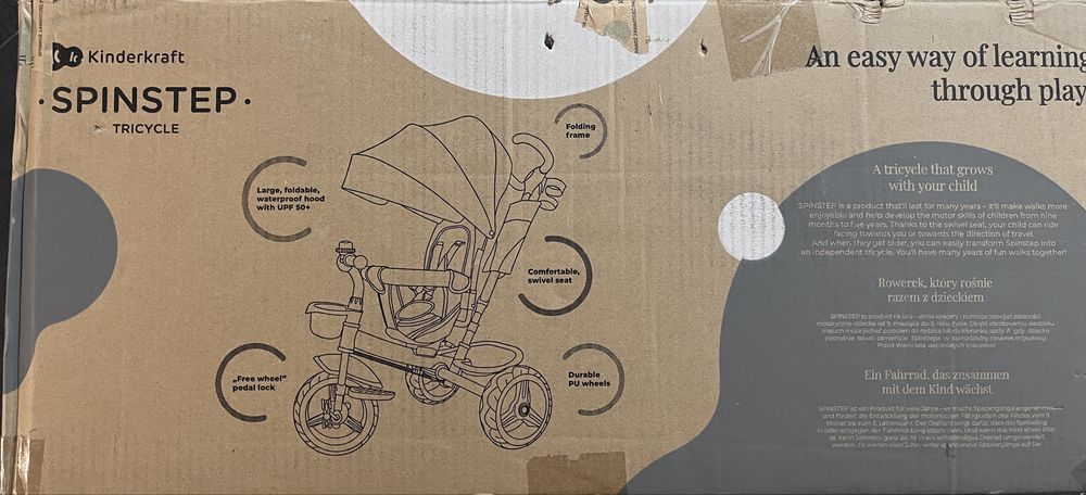 Kinderkraft Spinstep Tricycle